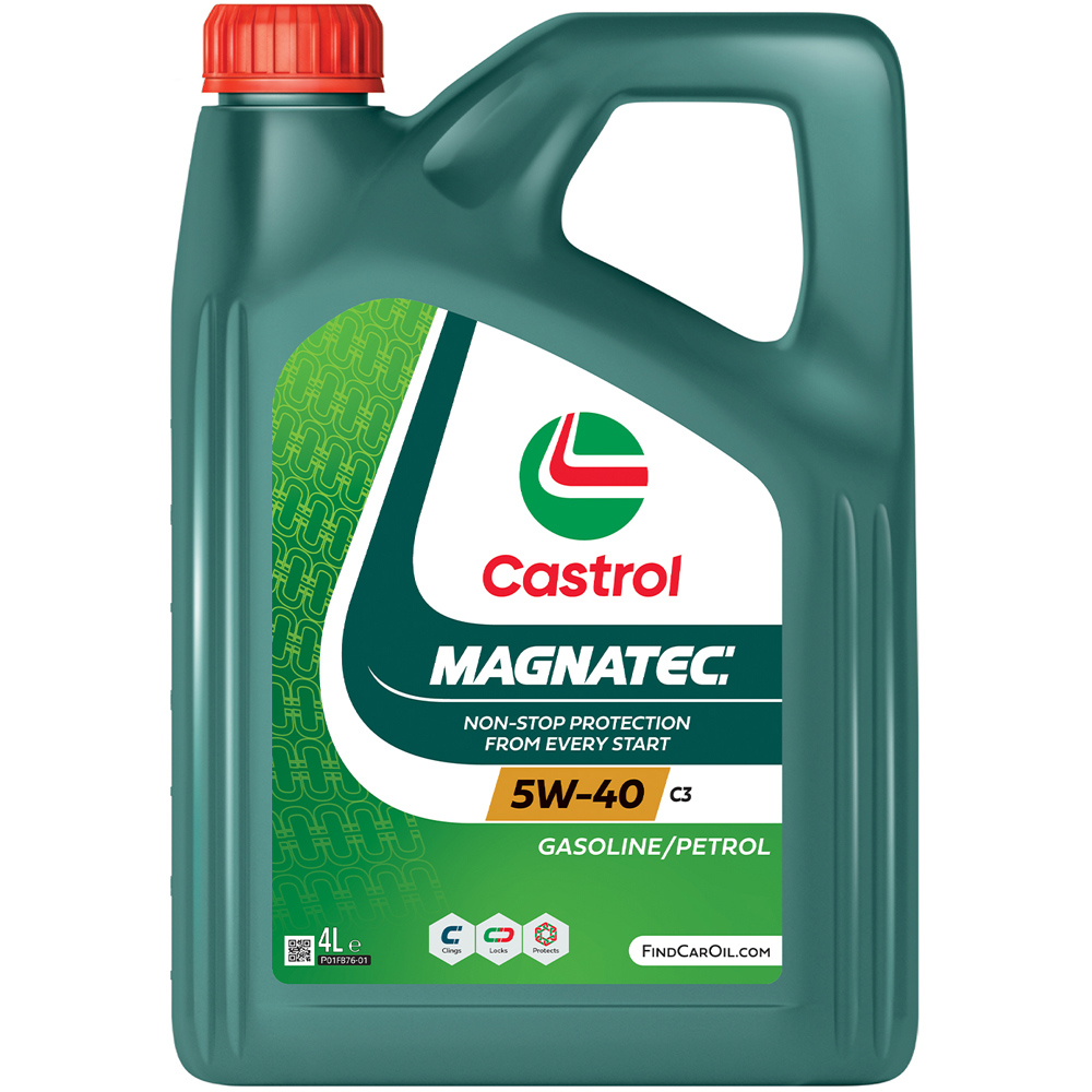 Castrol Magnatec 5W-40 C3 Car Engine Oil with Dualock Technology 4L