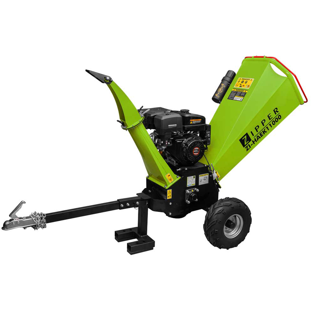 Zipper ZI-HAEK11000 Petrol Wood Chipper - 120mm Cutting Capacity - 9.0 kW Engine