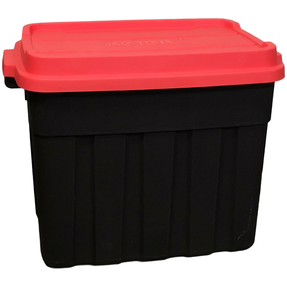 Samuel Alexander Black and Red Tuff Stackable Storage Box 68L