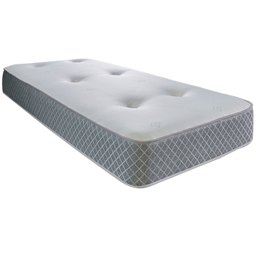Starlight Beds Small Single Tufted Hybrid Memory Foam and Spring Mattress