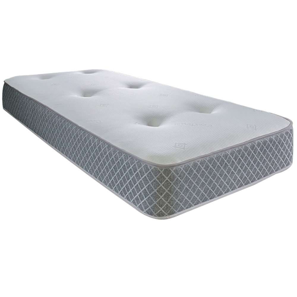 Starlight Beds Single Tufted Hybrid Memory Foam and Spring Mattress