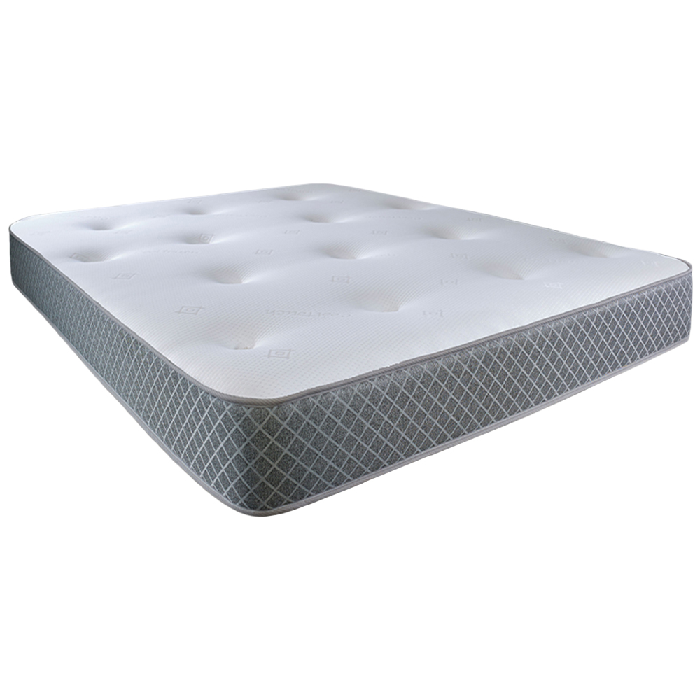 Starlight Beds King Size Tufted Hybrid Memory Foam and Spring Mattress