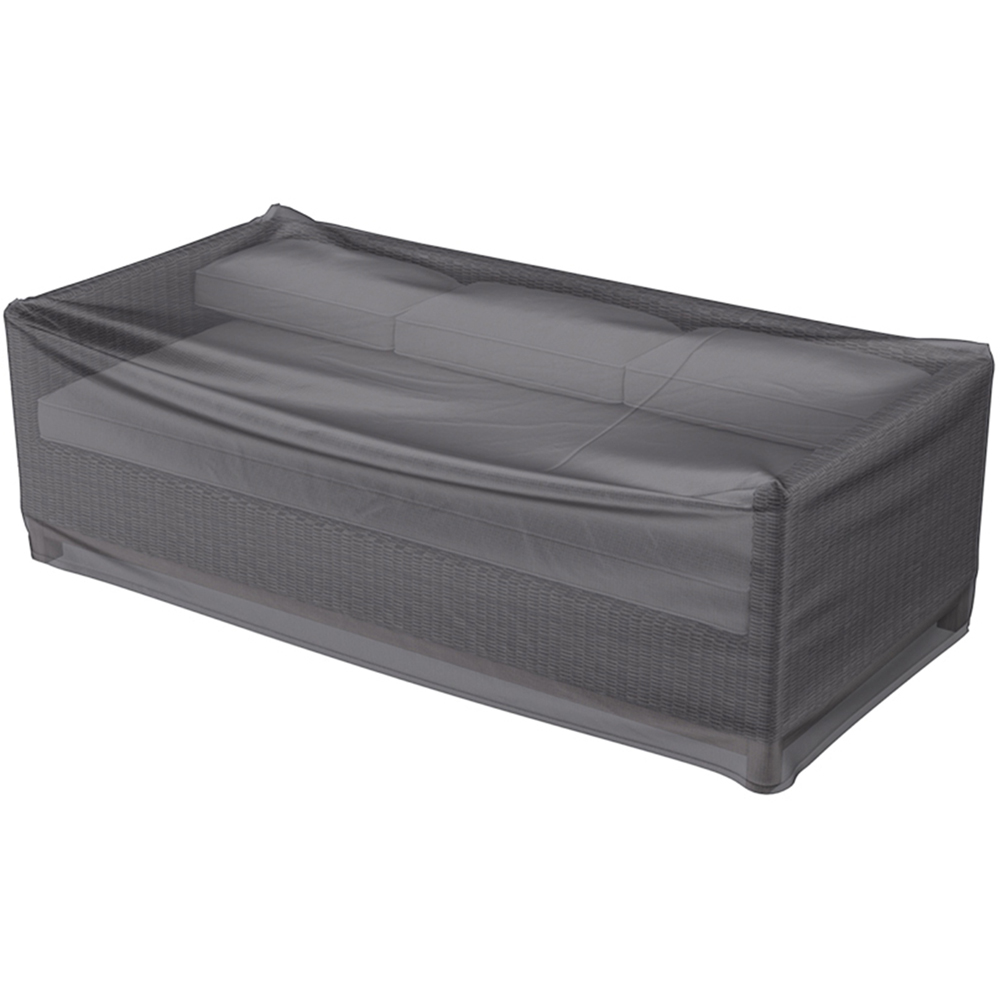 Platinum AeroCover Waterproof Garden Bench Cover - Grey - 250 x 100 x 70cm - Rip-stop Polyester