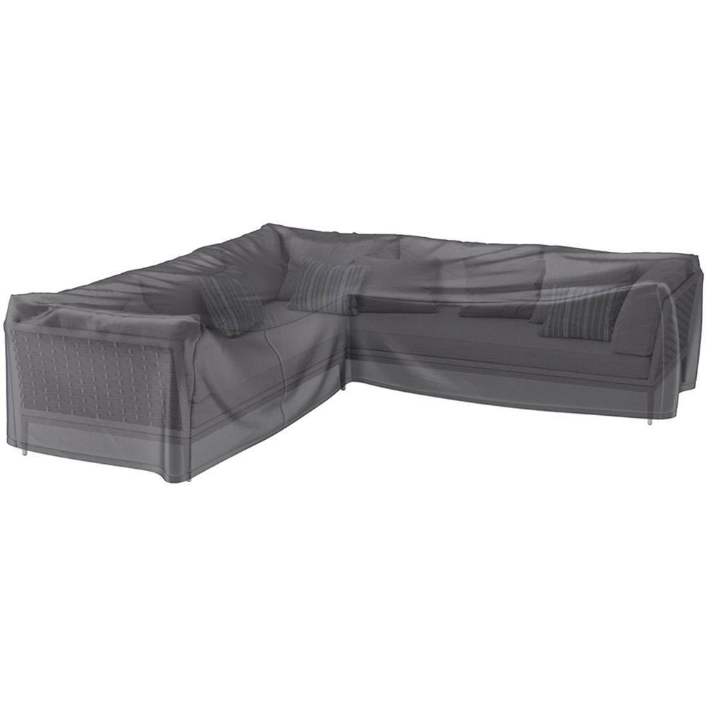 Platinum AeroCover L Shaped Garden Sofa Cover - Grey - Extra Large - 325 x 325cm