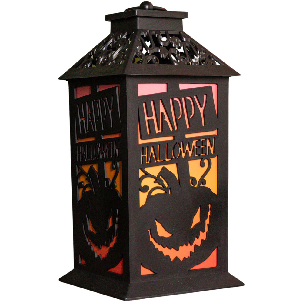 Samuel Alexander Halloween Black Light up Lantern 29cm