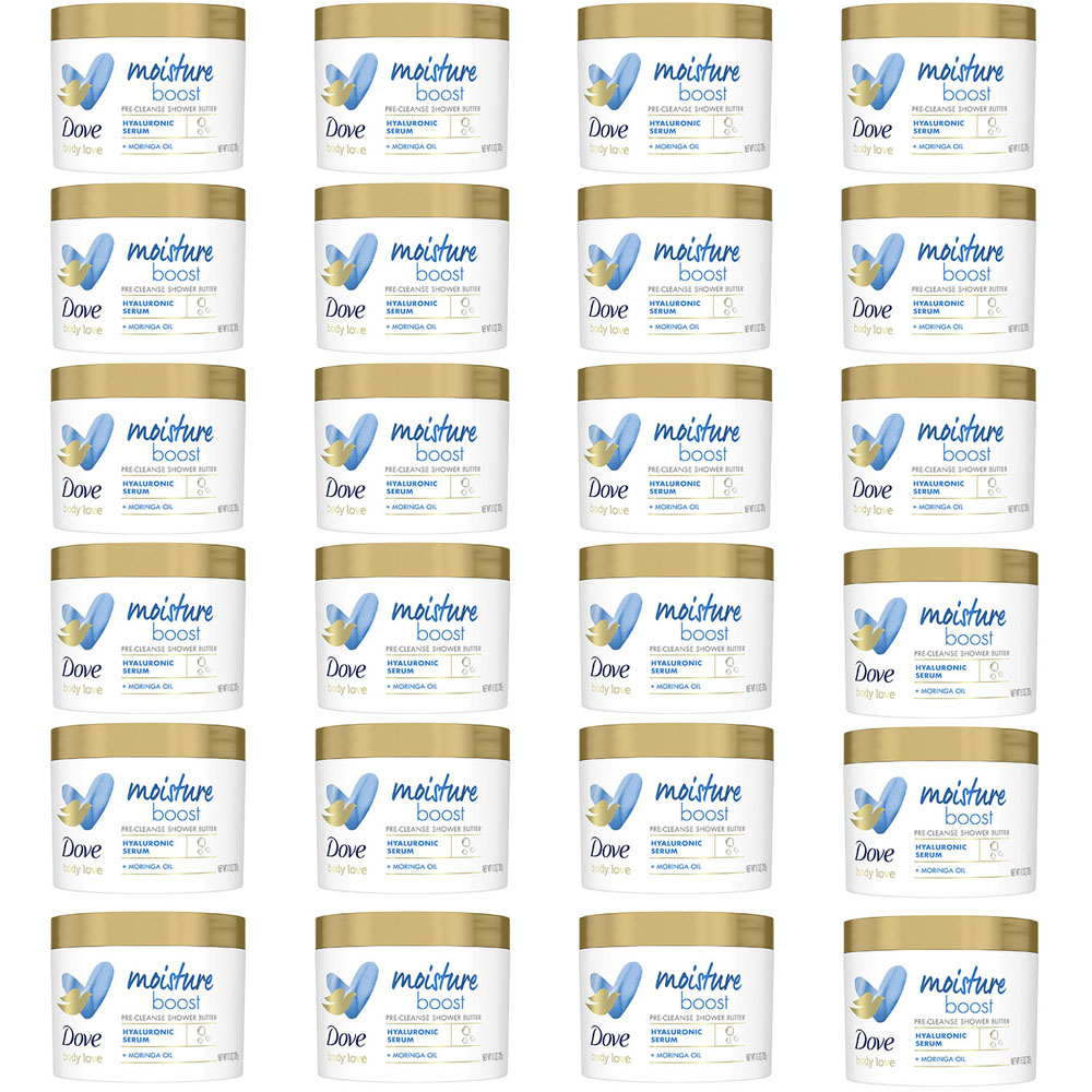 Dove Body Love Moisture Boost Pre Cleanse Shower Butter 283ml 24 Pack