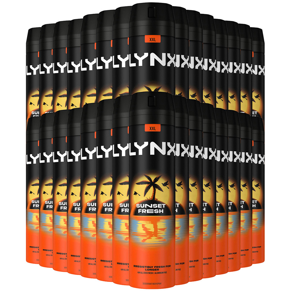 Lynx Sunset Fresh Deodorant Body Spray 250ml 30 Pack