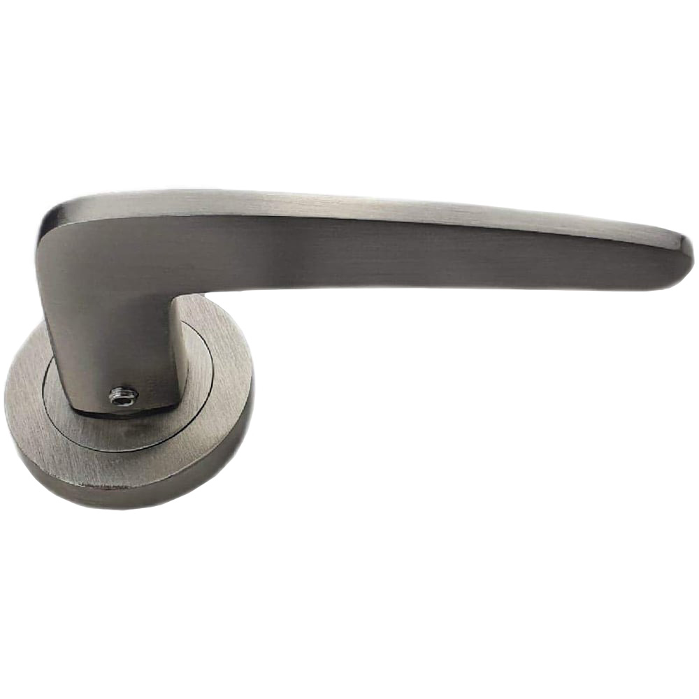 Golden Grace Venus Satin Stainless Steel Door Handle Pair with Fixing Screws