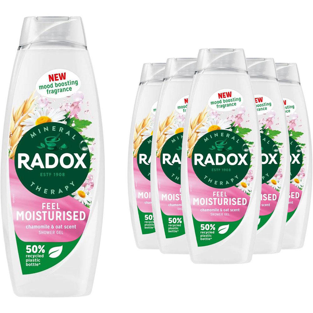 Radox Mineral Therapy Feel Moisturised Mood Boosting Fragrance Shower Gel 675ml 6 Pack