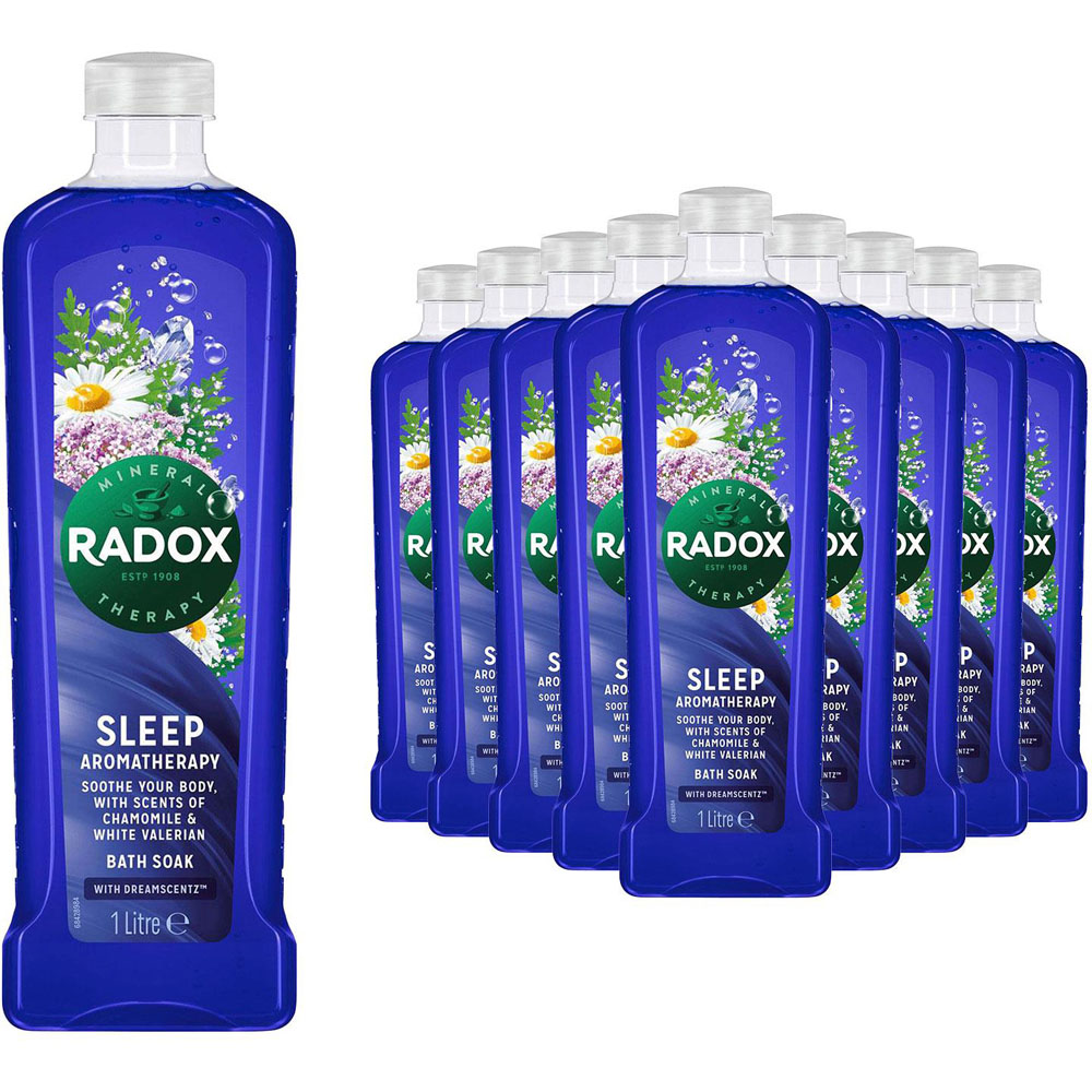 Radox Mineral Therapy Sleep Aromatherapy with Dream Scents Fragrance Bath Soak 1L 10 Pack