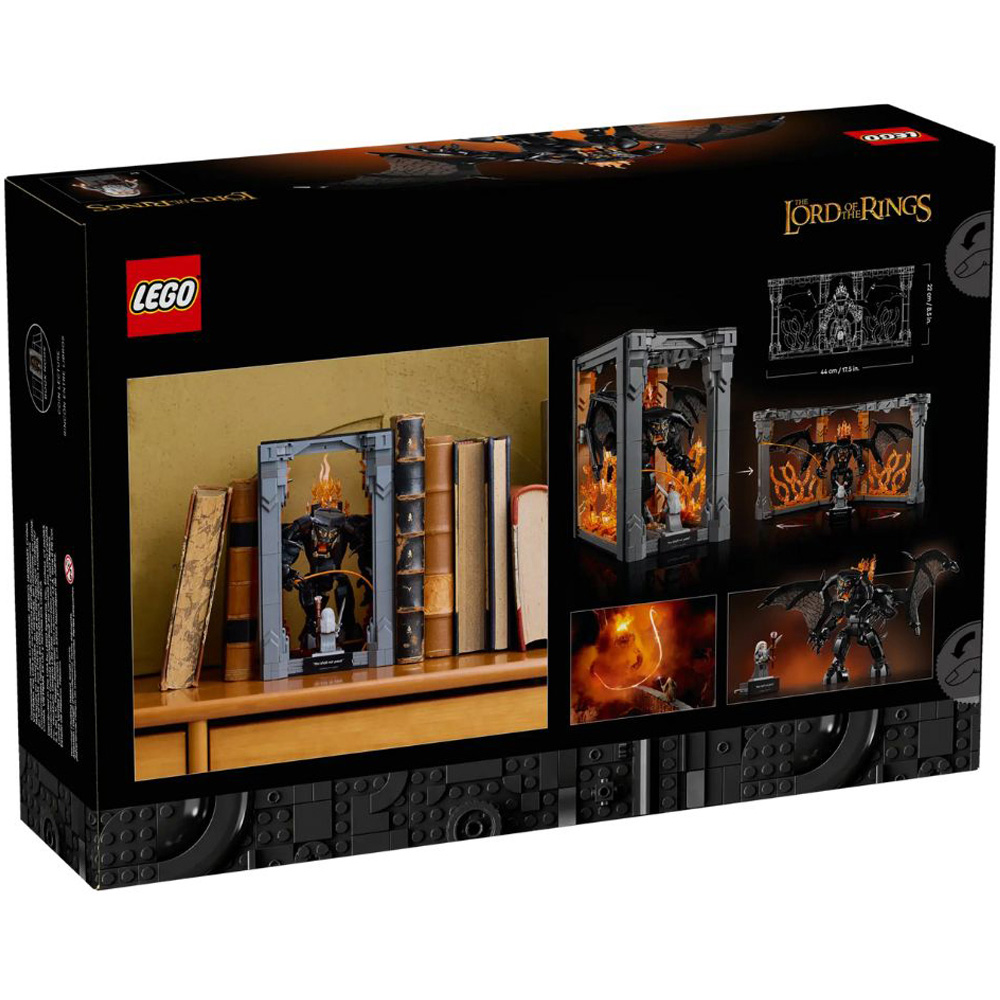 LEGO Icons 10367 The Lord of the Rings Balrog Book Nook Set