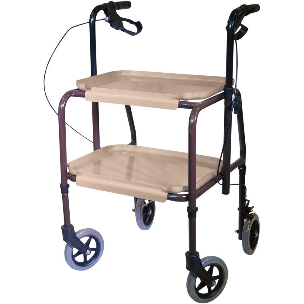 Aidapt Height Adjustable Strolley Trolley with Brakes