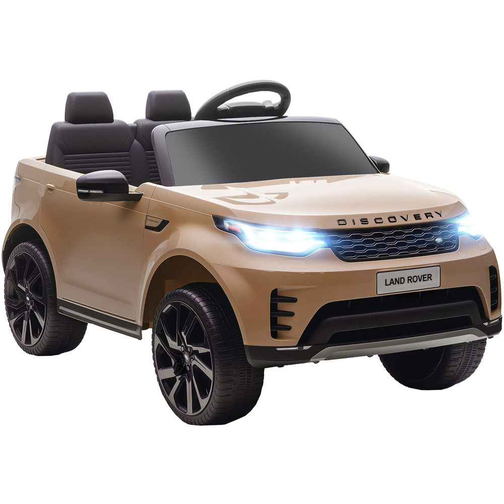 Tommy Toys Khaki Land Rover Discovery Licensed Kids Electric Car with Remote 12V