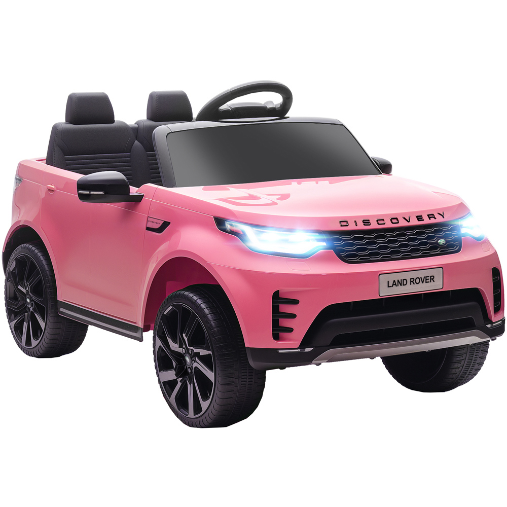 Tommy Toys Pink Land Rover Discovery Licensed Kids Electric Car with Remote 12V