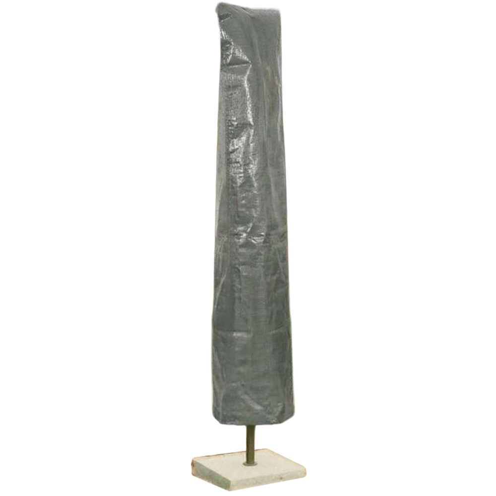 Home Source Large Parasol Cover - Grey - Waterproof - Heavy-Duty - 160cm