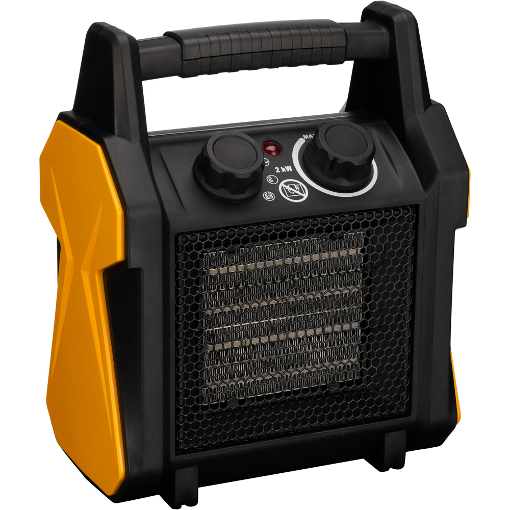 TCP Portable Heater 2000W - Black - Industrial Design - Compact - Tough and Durable