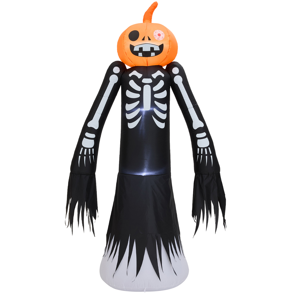 Living and Home Black Inflatable LED Model Halloween Decoration 9ft