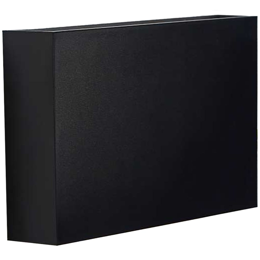 ValueLights Jake Matte Black Up and Down LED Outdoor Wall Light