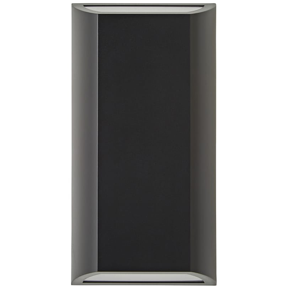 ValueLights Leon Matte Black Up and Down LED Outdoor Wall Light