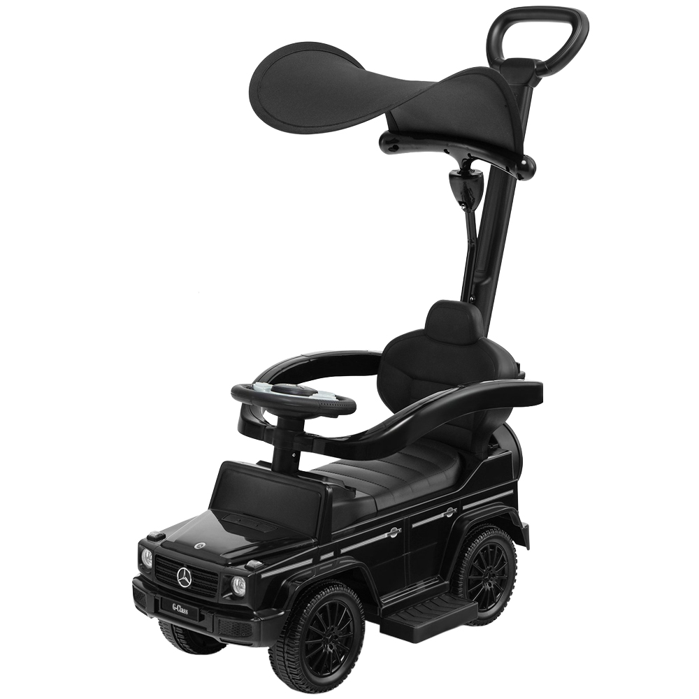Costway 3-in-1 Toddlers Black Foot to Floor Sliding Walker with Push Handle