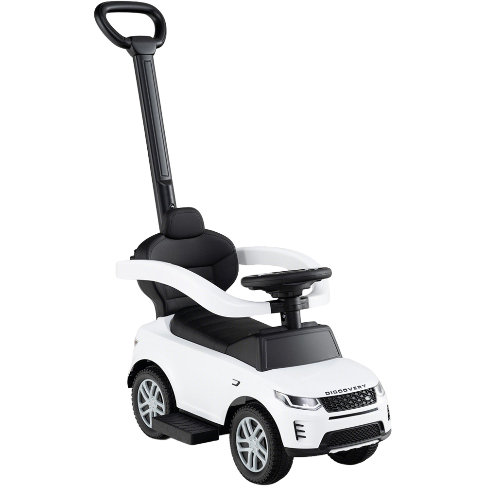 Costway 3-in-1 Toddler White Licensed Land Rover Discovery Ride On Push Car