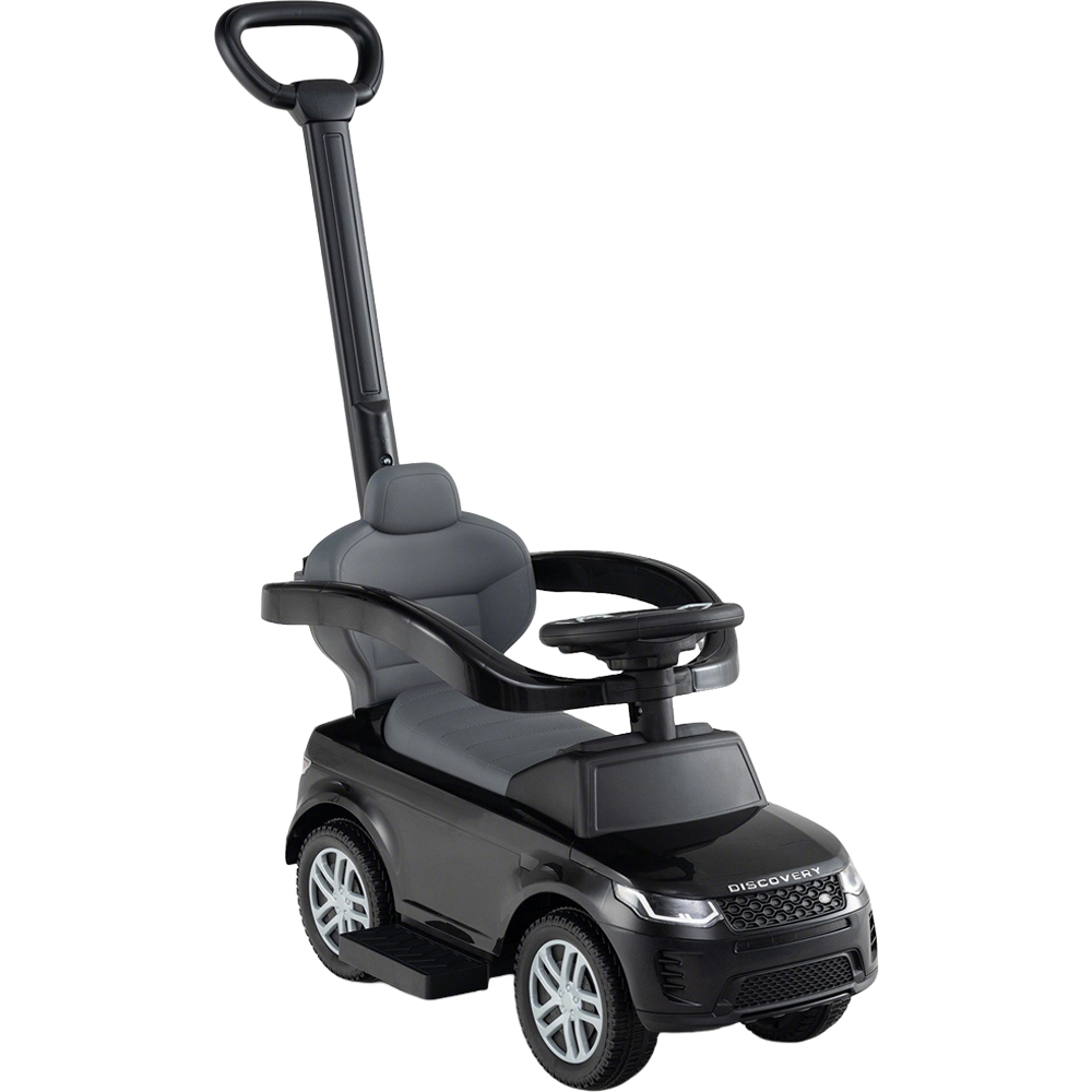 Costway 3-in-1 Toddler Black Licensed Land Rover Discovery Ride On Push Car