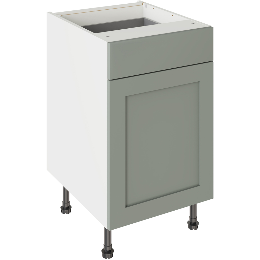 Kitchen Kit - Base Cabinet - Shaker Style - 500mm - Sage Green