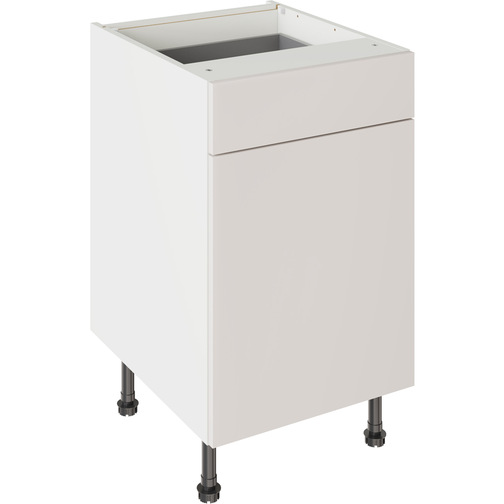 Kitchen Kit Slab Supermatt 500 Drawerline Base Cabinet - Light Grey