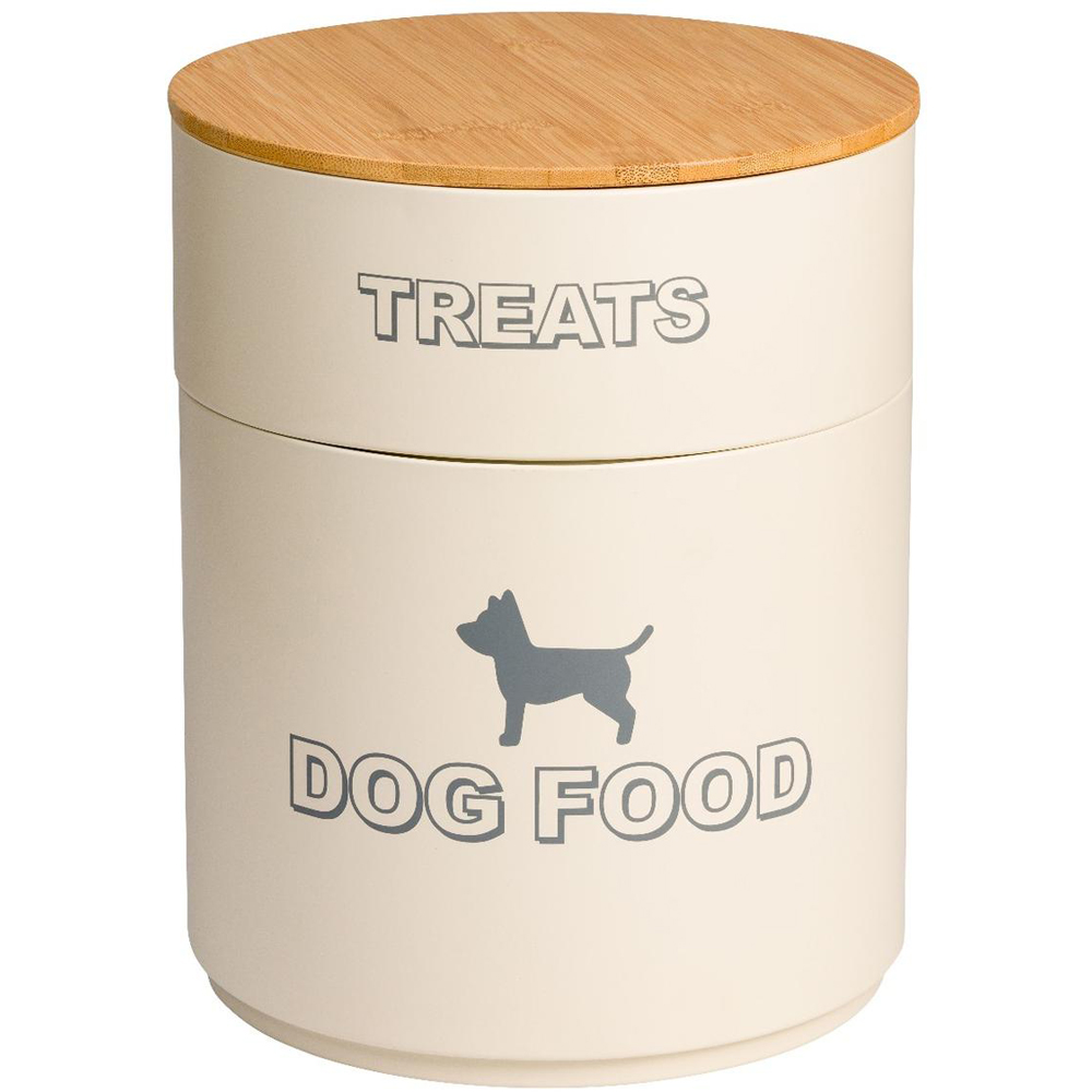 House of Paws - Pet Food Storage Tin - Small - Cream