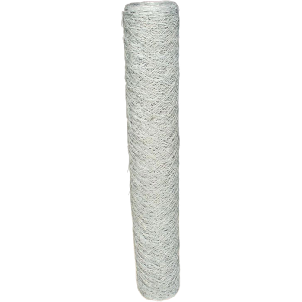 Inspirational Gifting 50mm Galvanised Wire Mesh Chicken Fencing Roll 90cm x 25m