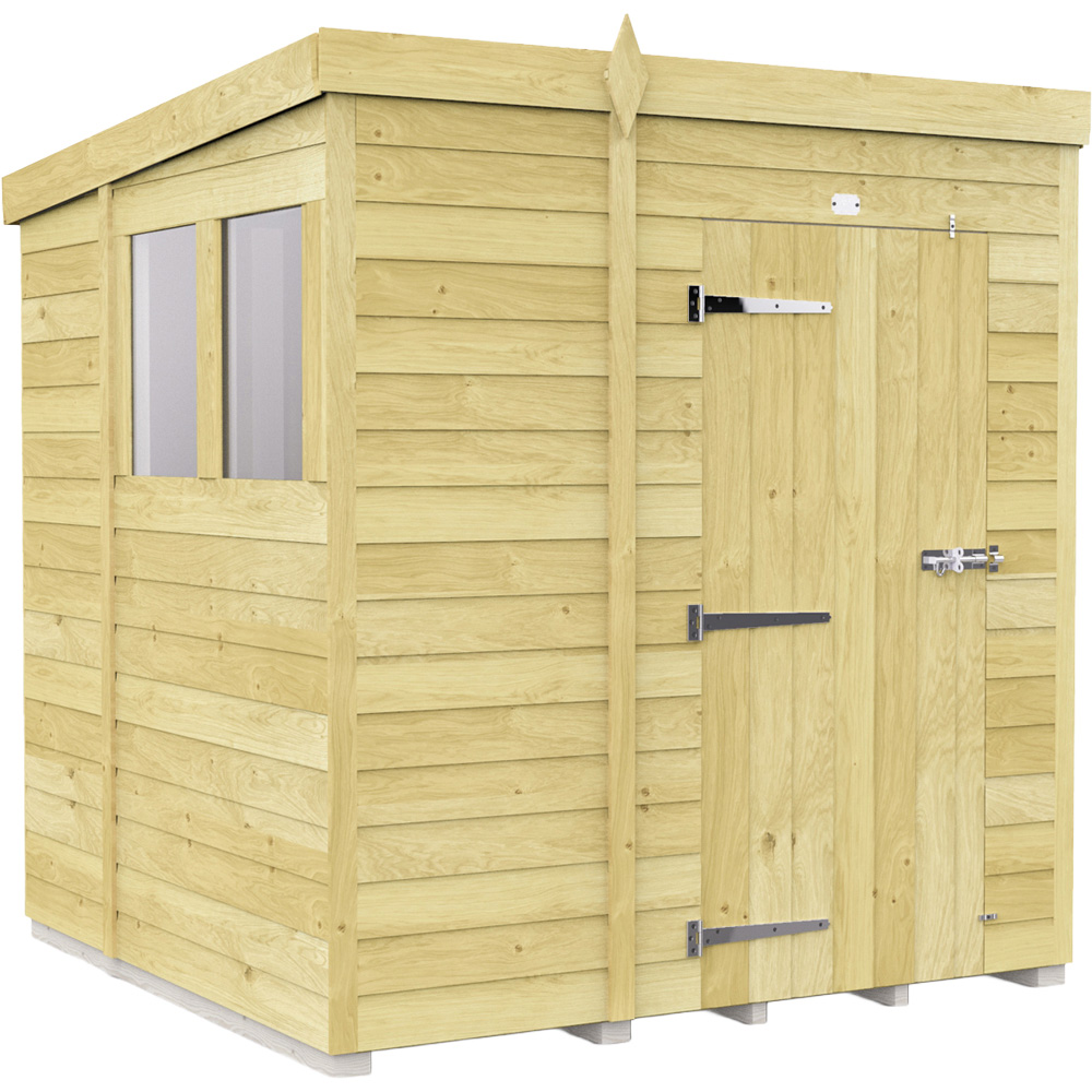 Diysheds - Garden Shed - 6 x 6ft - Pent Roof - Tongue and Groove