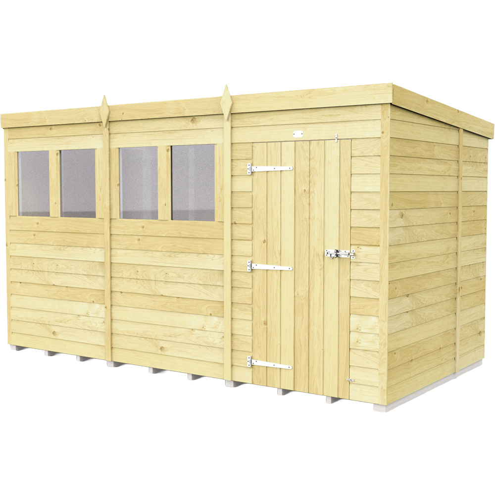 Diysheds 12 x 6ft Tongue and Groove Timber Pent Garden Shed