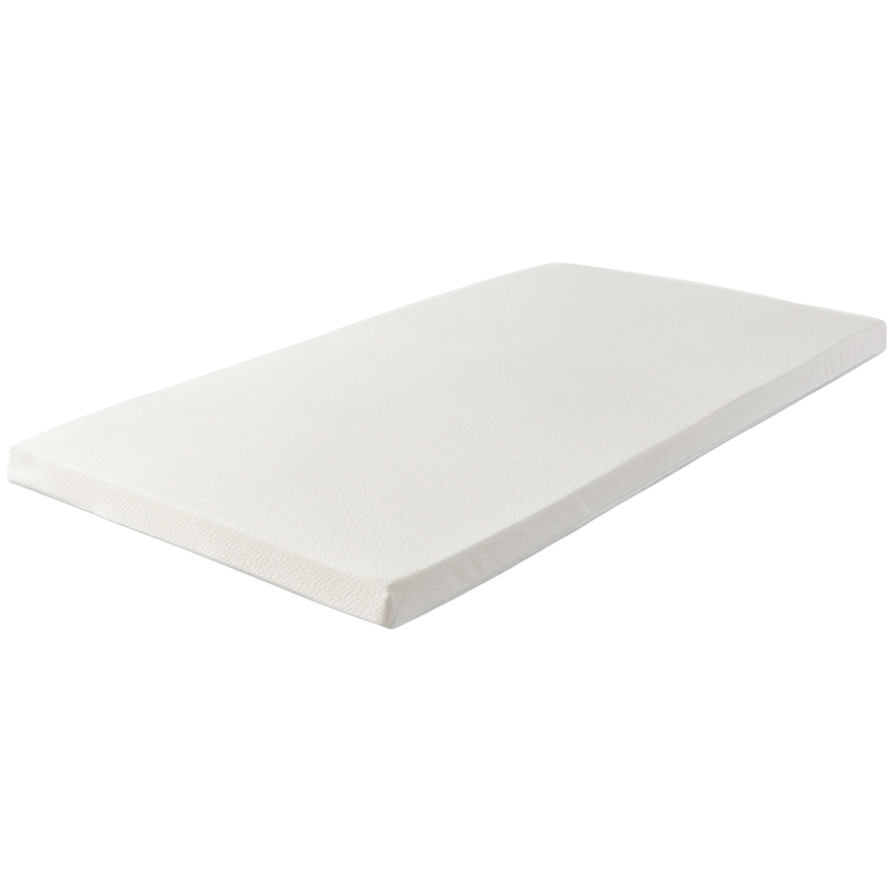 Starlight Beds European Small Single Memory Foam Mattress Topper with Elastic Straps 1 inch