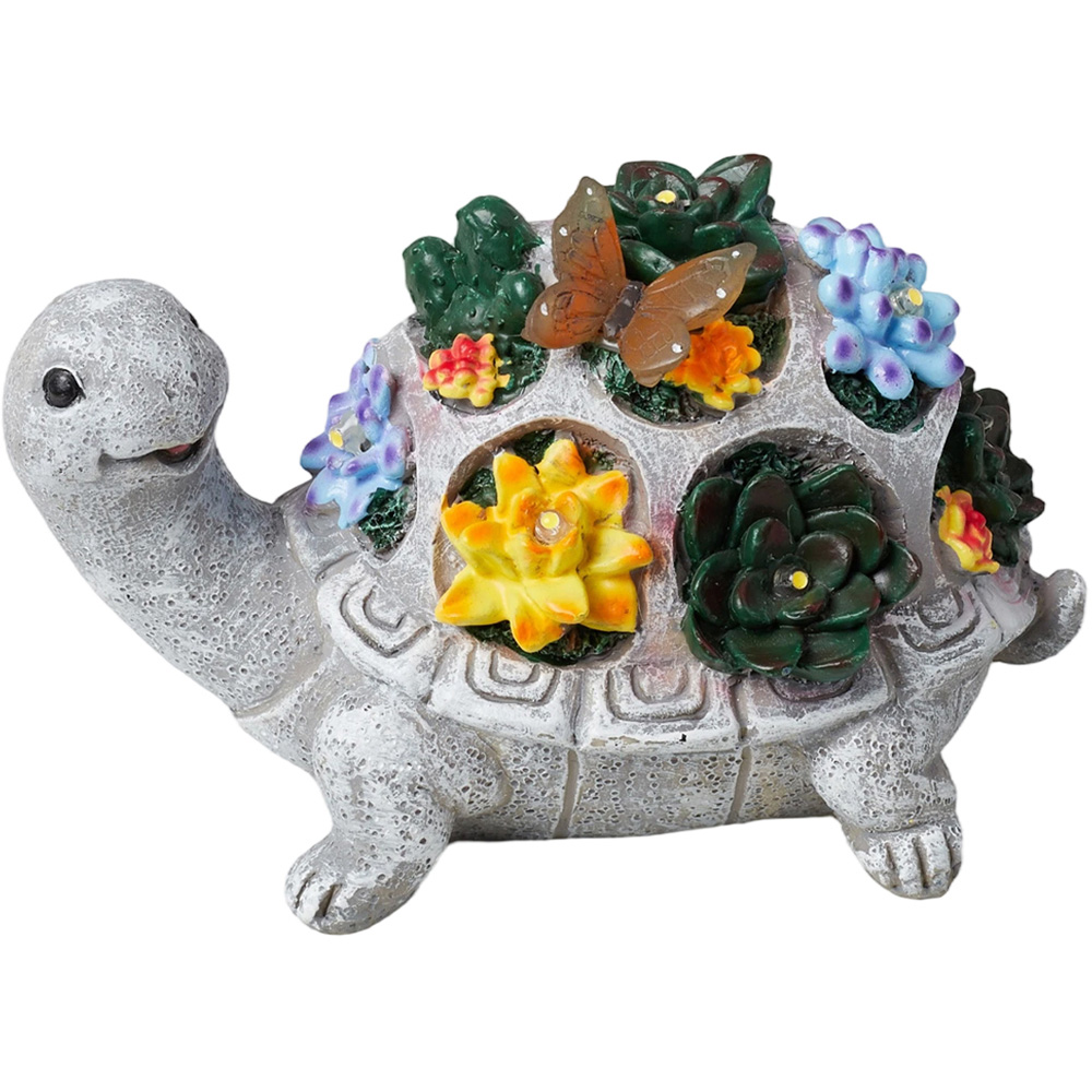 Living and Home Solar-Powered Turtle Garden Ornament