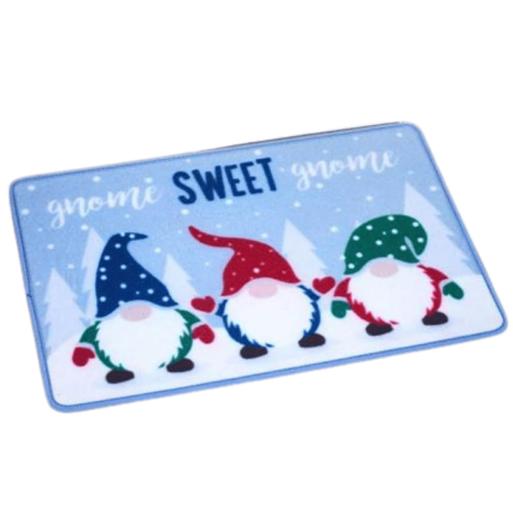 Samuel Alexander Gnome Sweet Gnome Christmas Door Mat 40 x 60cm