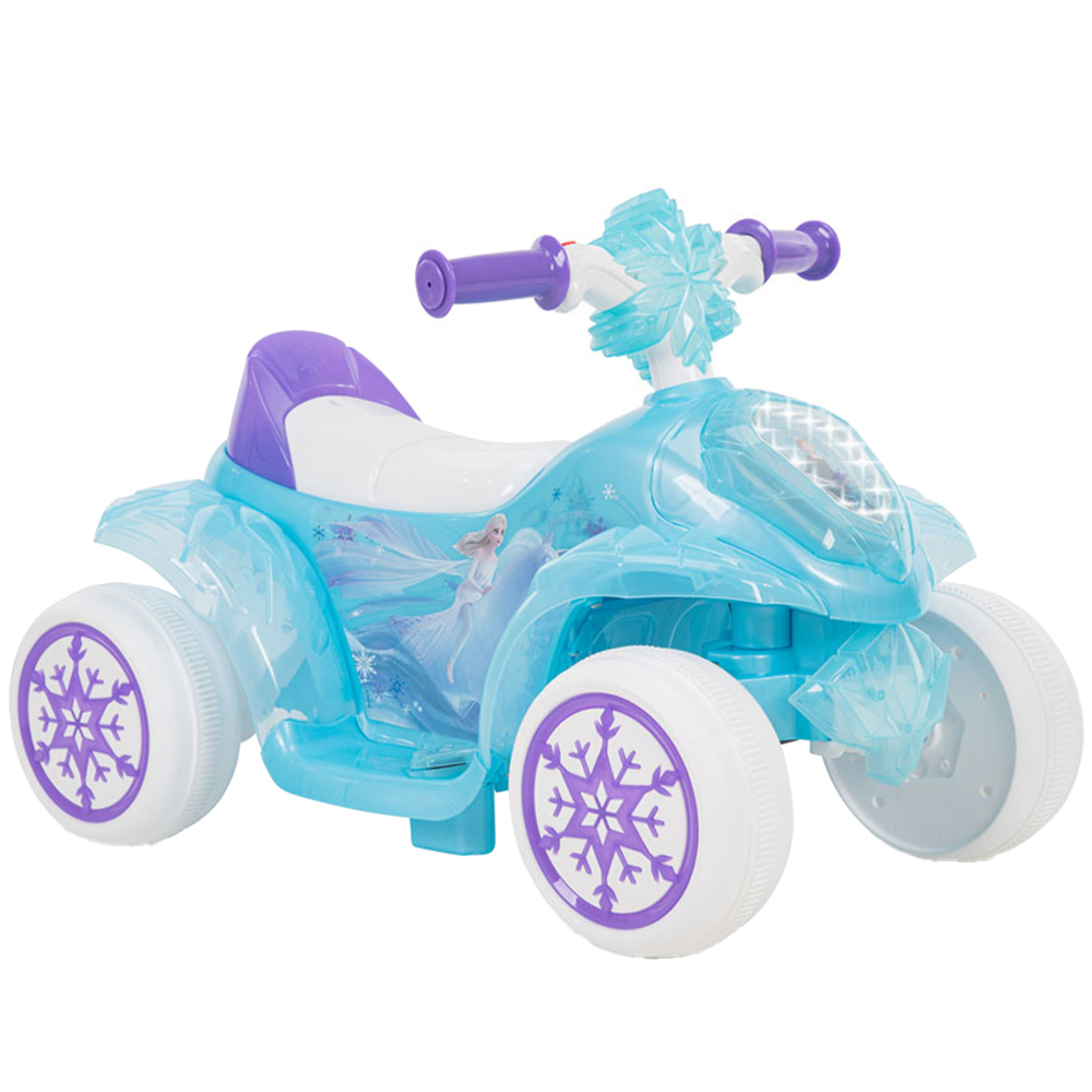 Huffy Disney 19271W Kids Frozen Bubble Electric Ride On Quad 6V