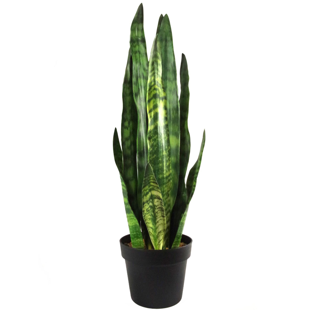 Botanik Sansevieria Tropical Snake Artificial Plant 2.3ft Green