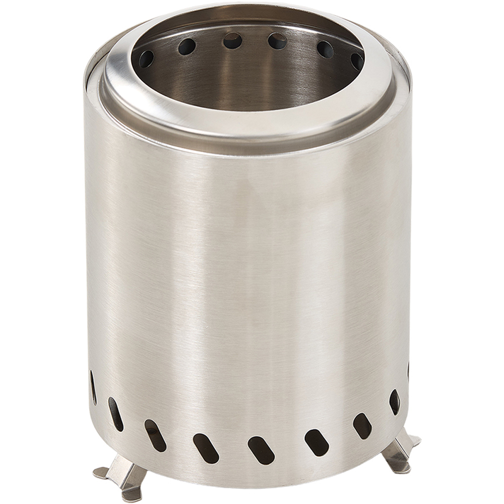 Living and Home Stainless Steel Portable Tabletop Fire Pit