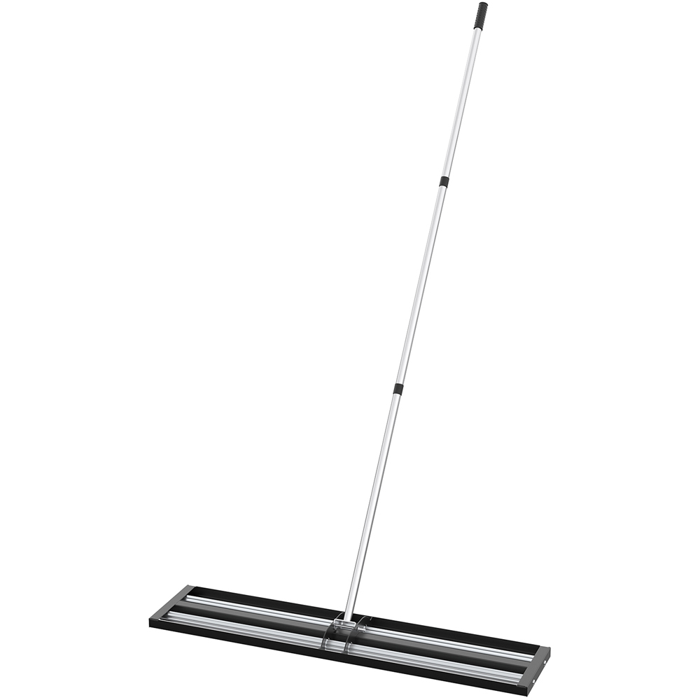 Living and Home Aluminium Alloy Roller Lawn Levelling Rake 114 x 25cm