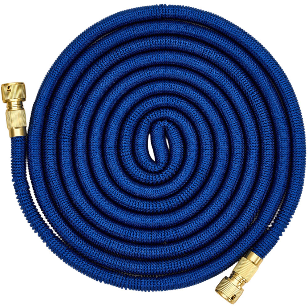 Living and Home 45m Blue Expandable Leakproof Garden Hose