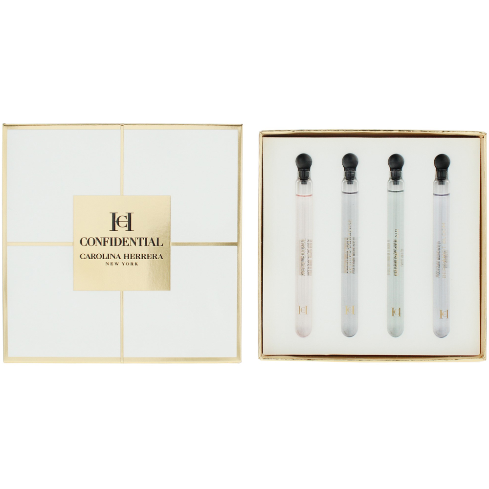 Carolina Herrera Confidential Eau de Toilette 4ml 4 Piece Gift Set