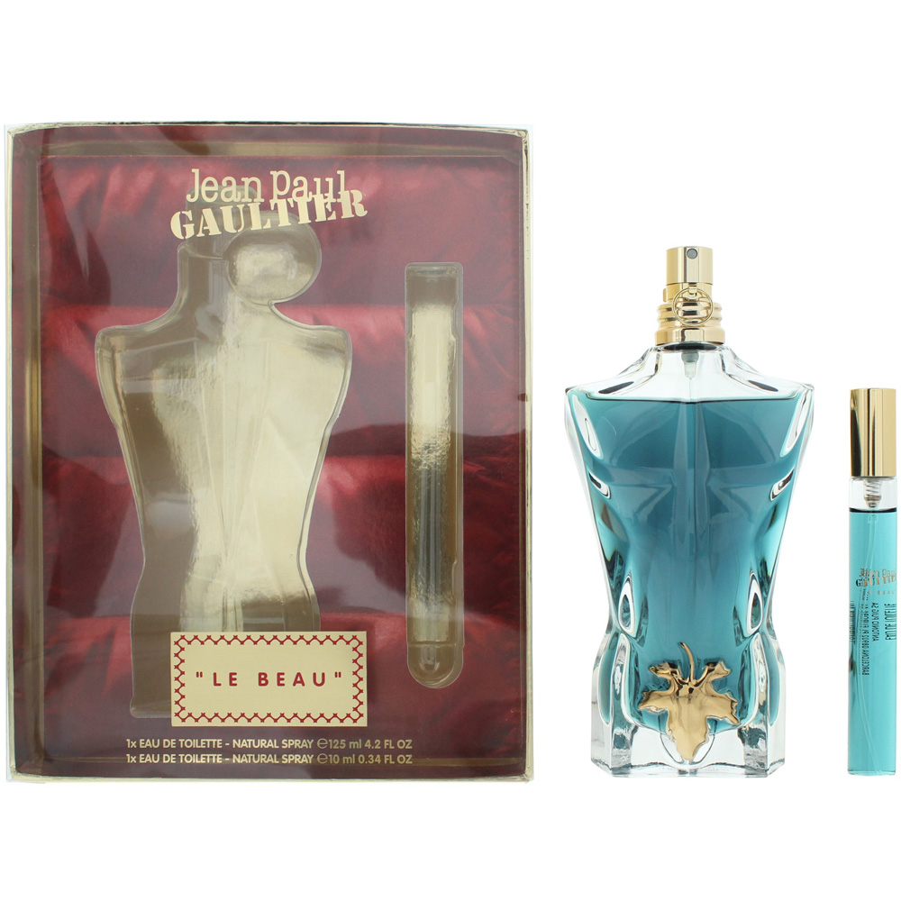 Jean Paul Gaultier Le Beau Men's Eau de Toilette 125ml 2 Piece Gift Set