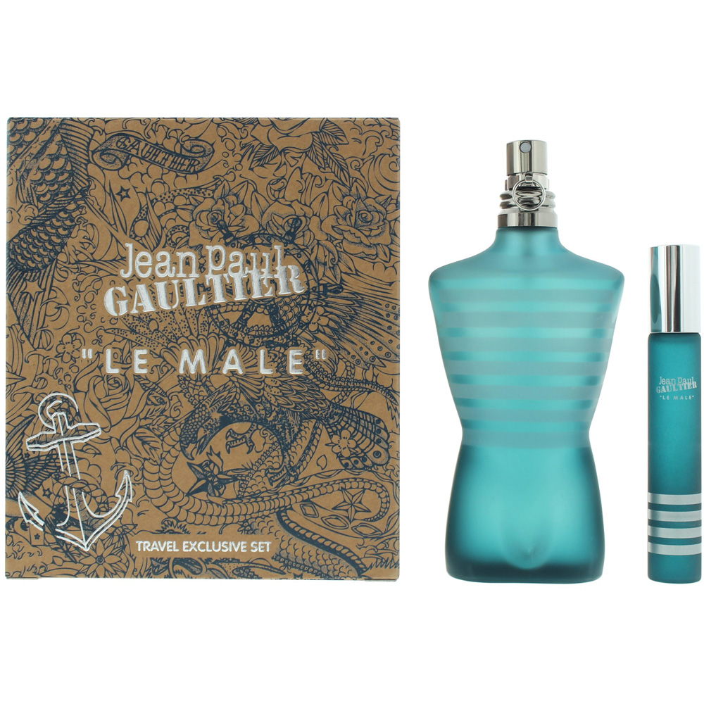 Jean Paul Gaultier Le Male Eau de Toilette 125ml 2 Piece Gift Set
