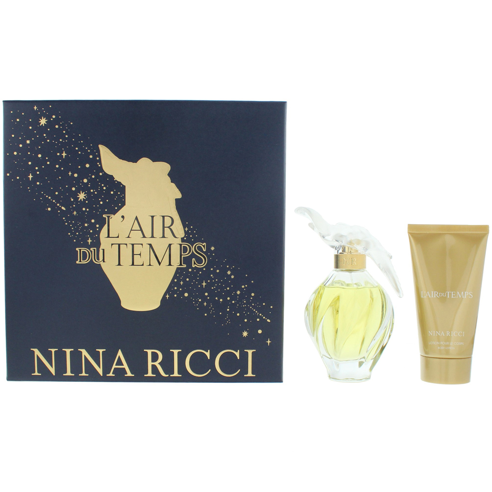 Nina Ricci L'air Du Temps Eau de Toilette 100ml 2 Piece Gift Set