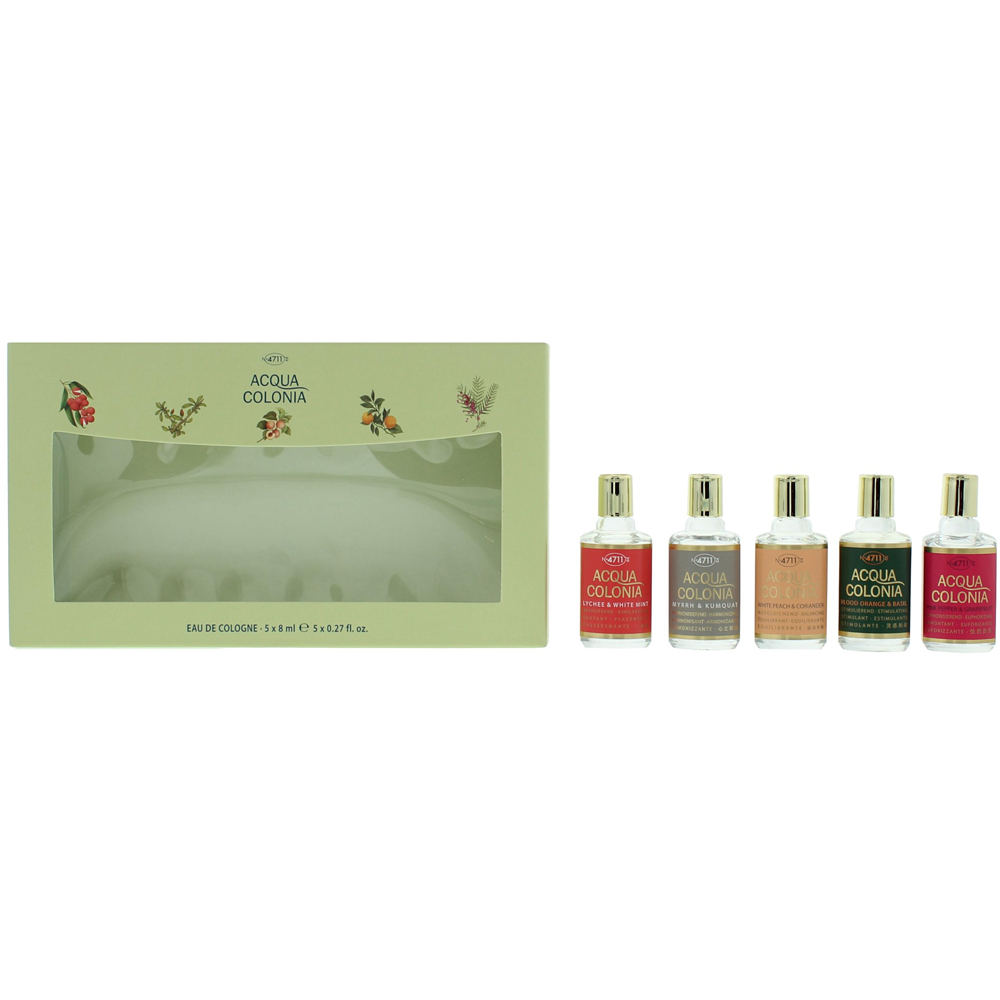 4711 Acqua Colonia Miniature Eau de Cologne 8ml 5 Piece Gift Set
