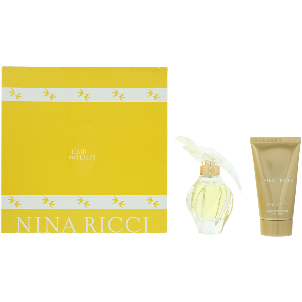 Nina Ricci Lair Du Temps Eau de Toilette 50ml 2 Piece Gift Set