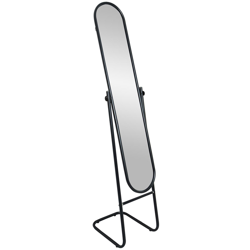 Harbour Housewares Black Round Full Length Mirror 153 x 30cm