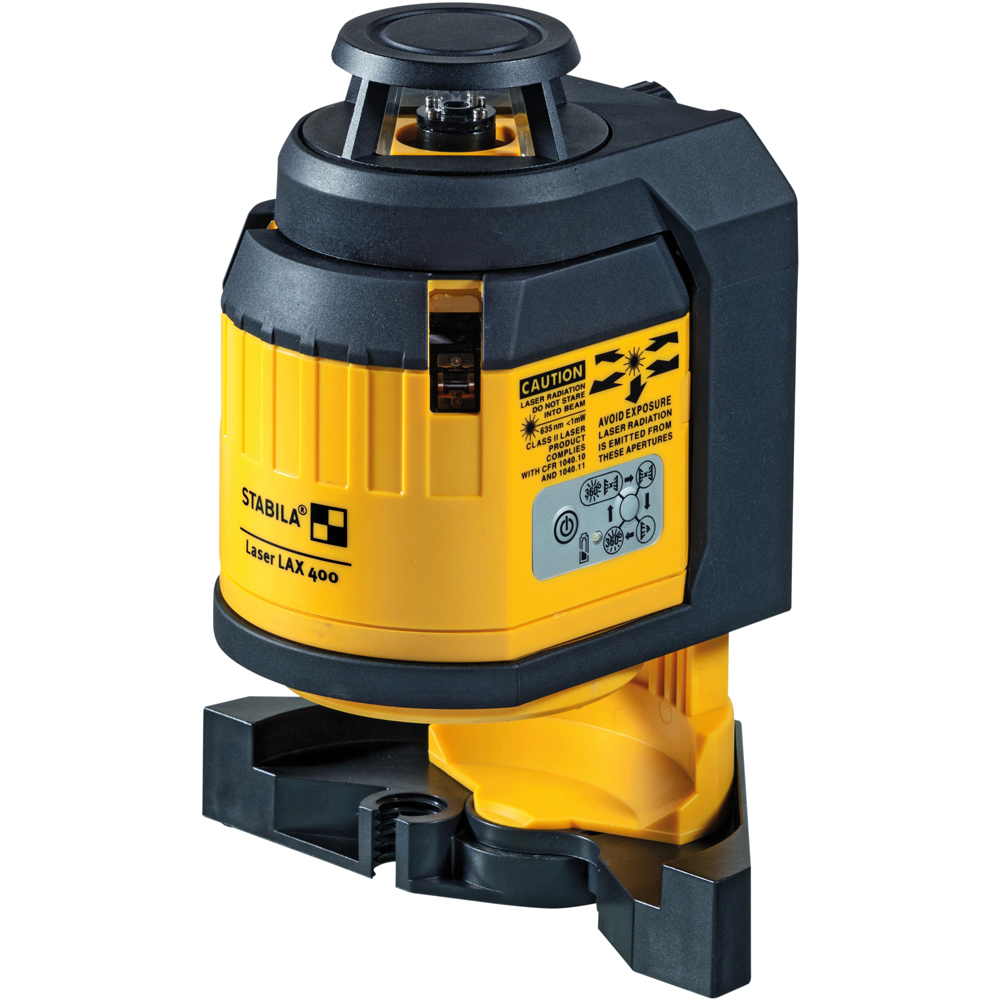 Stabila LAX400 Self-Levelling Multi-Line Laser with Tripod and Rechargeable Battery