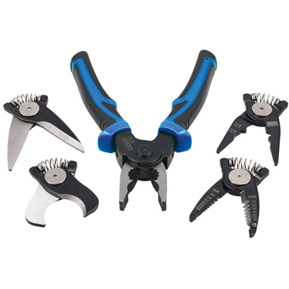 Laser 5-in-1 Interchangeable Plier Set with Multi Head Changeable Jaws