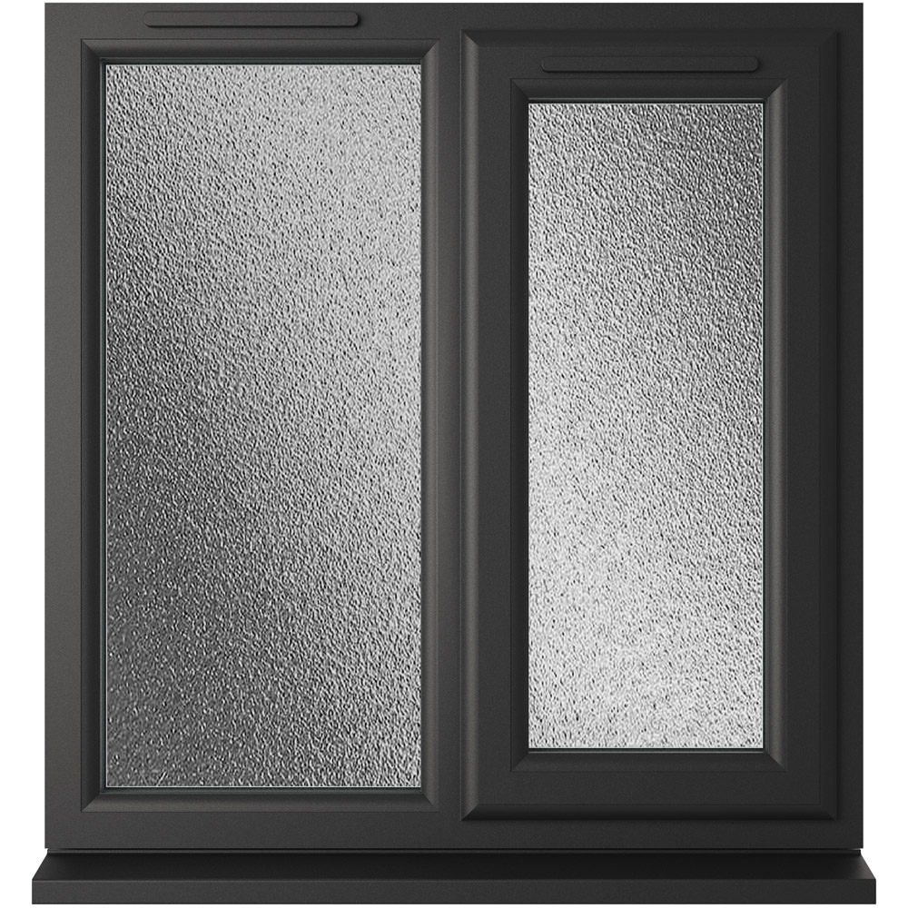 Crystal RH Side Hung Obscure Double Glazed Window 905 x 965mm